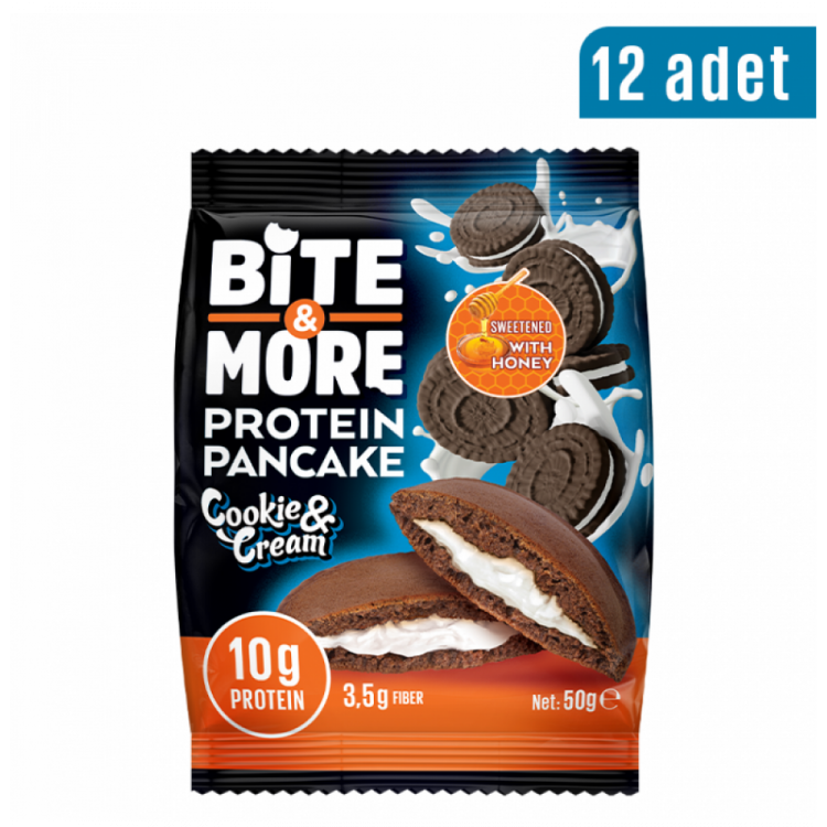 BİTE MORE PROTEİN PANCAKE (50 GR) - 12 ADET PANKEK