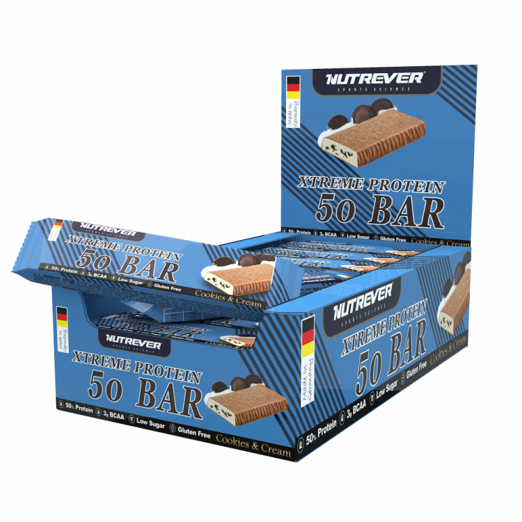 Nutrever Xtreme Protein Bar 50gr 24 Adet