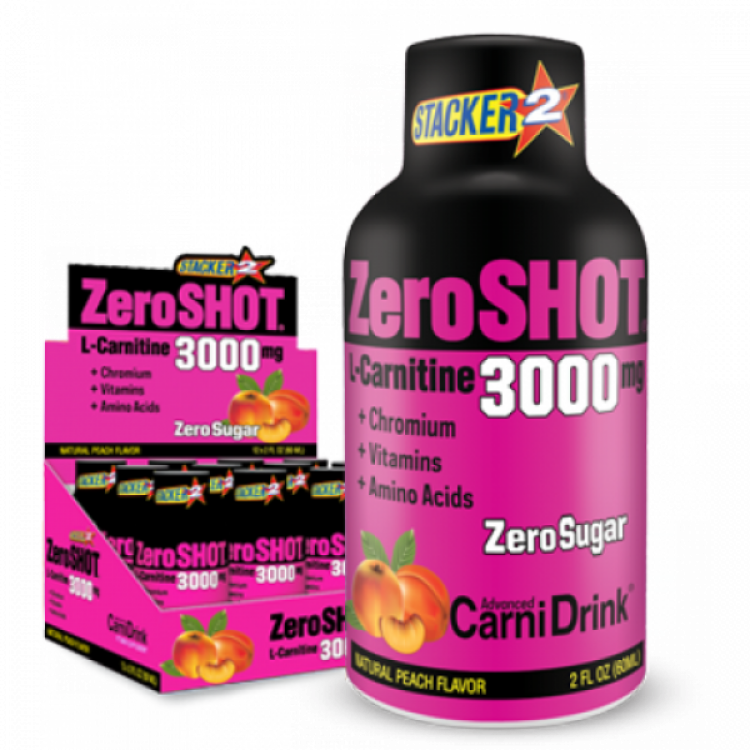 Zero Shot L-Carnitine 3000 Mg 12 Shot