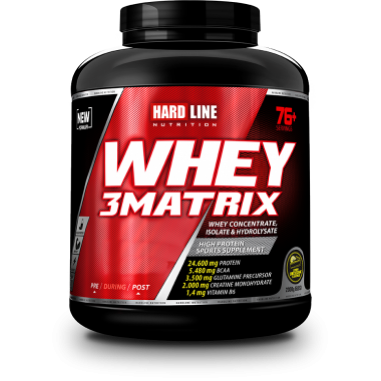 Hardline Whey3 Matrix Protein 2300 Gr