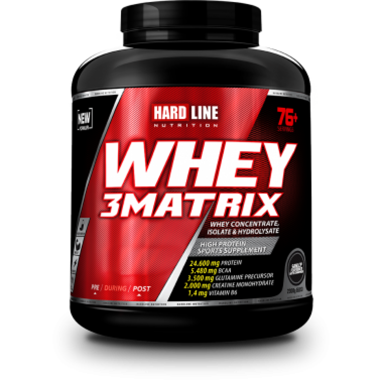 Hardline Whey3 Matrix Protein 2300 Gr